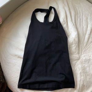 Black lululemon tank top